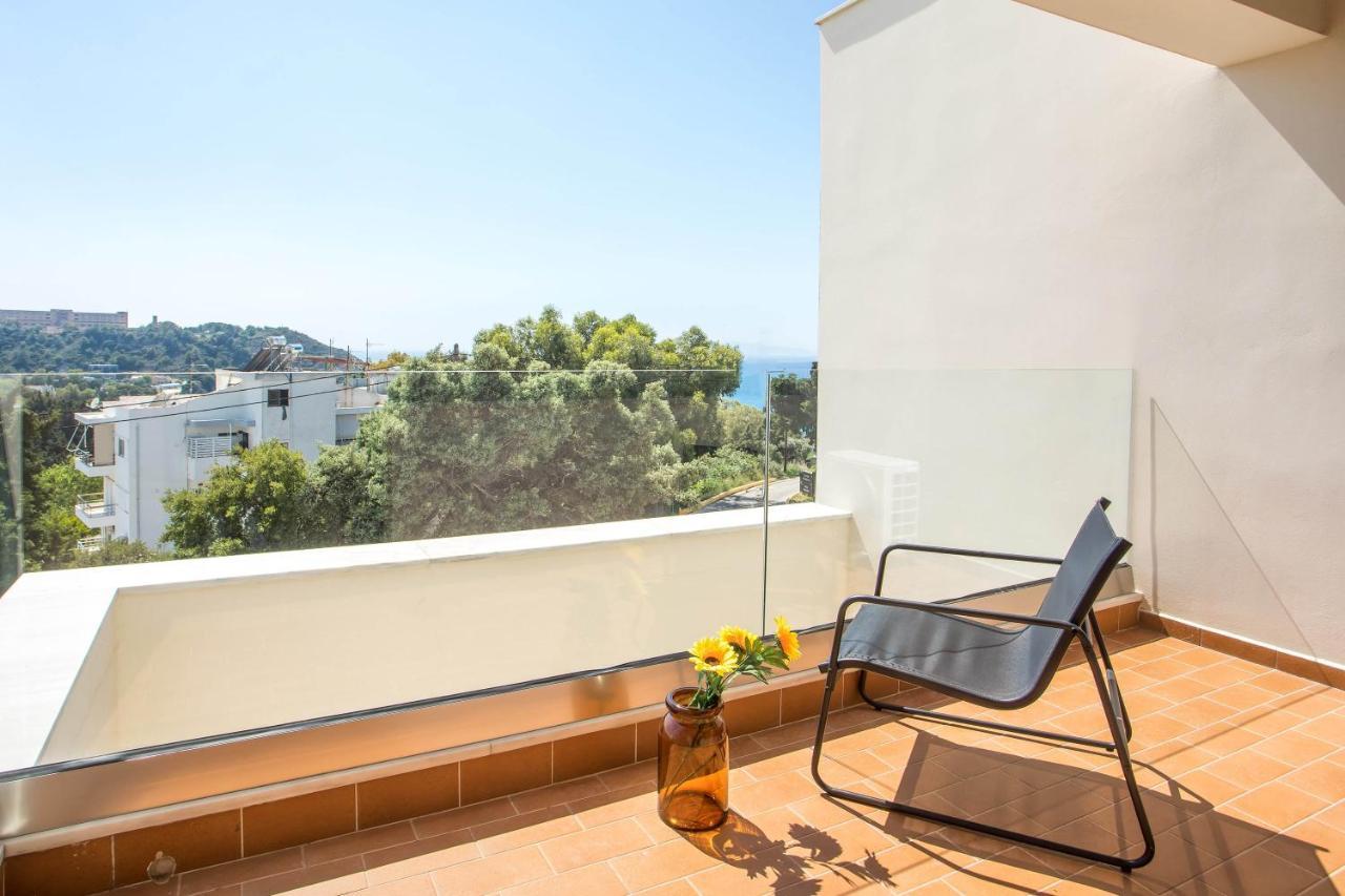 Eden Sunflower - Luxurious Apartment With Sea View Rhodes City Kültér fotó