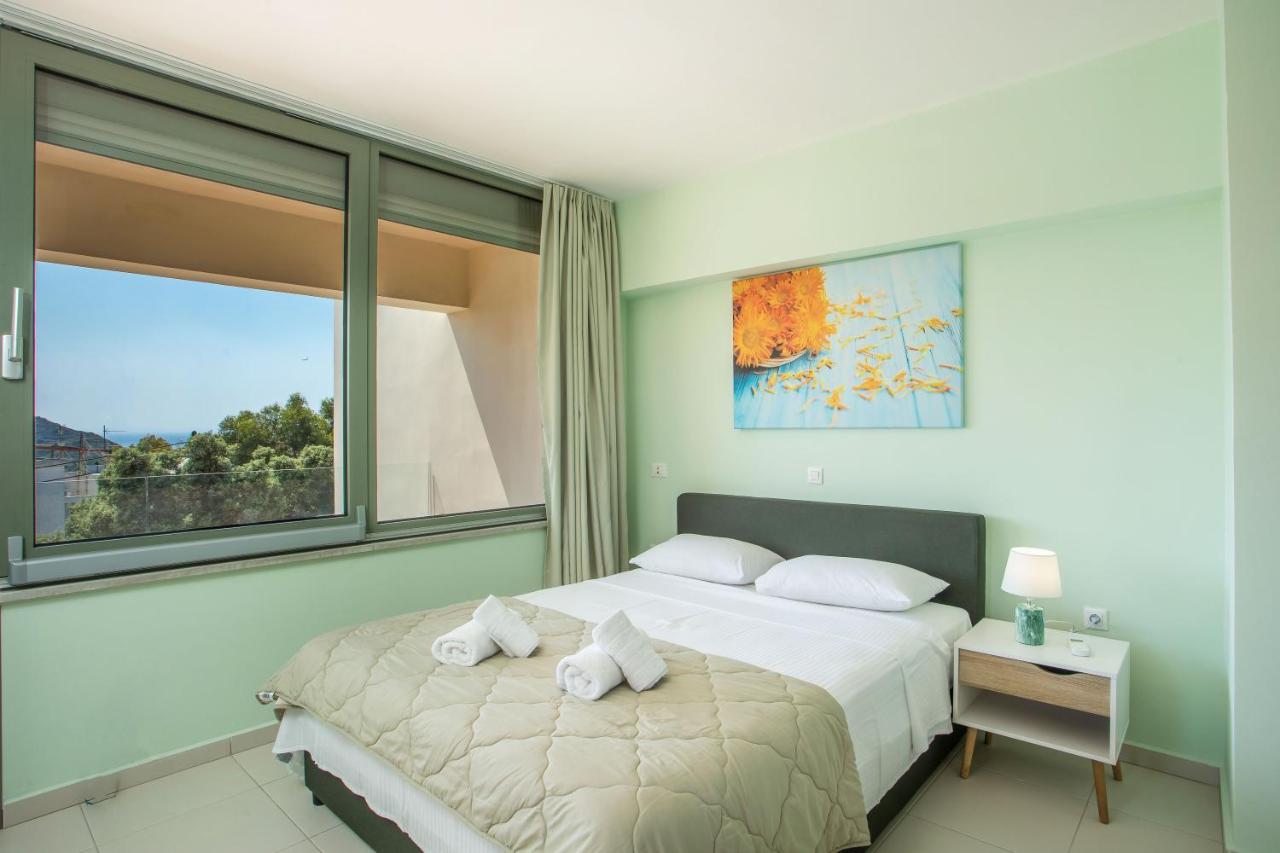 Eden Sunflower - Luxurious Apartment With Sea View Rhodes City Kültér fotó