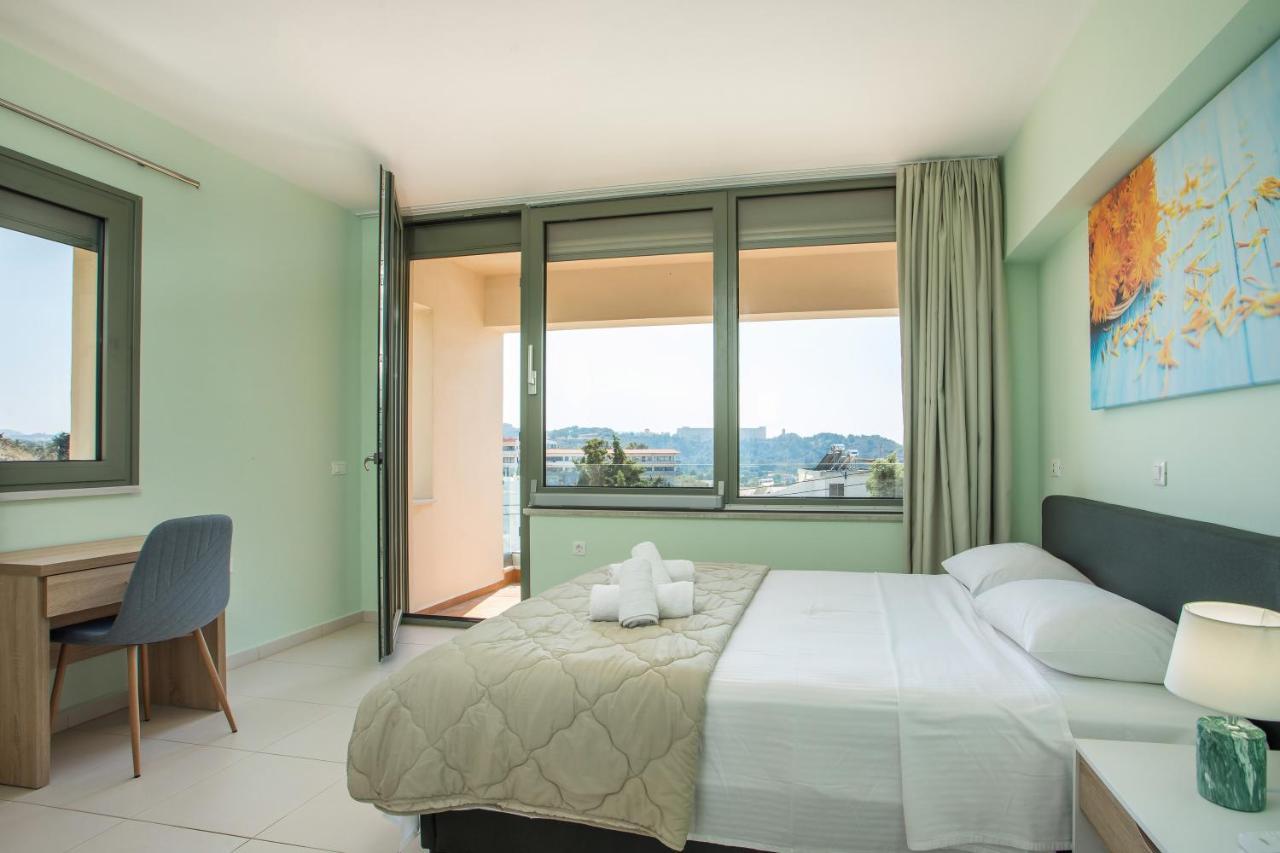 Eden Sunflower - Luxurious Apartment With Sea View Rhodes City Kültér fotó